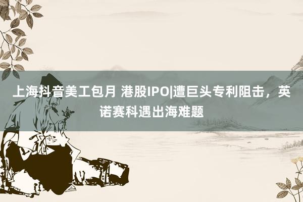 上海抖音美工包月 港股IPO|遭巨头专利阻击，英诺赛科遇出海难题